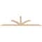 Ekena Millwork Richland Smooth Timber Gable Bracket, Douglas Fir, 84"W x 28"H x 1 1/2"D x 3 1/2"F, 8/12 Pitch GBW084X28X0204RIC00SDF - alternate 2